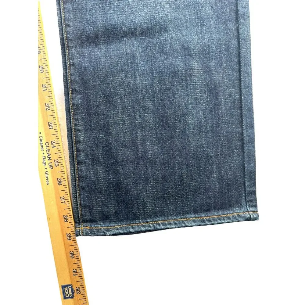 Lucky Brand 181 Relaxed Straight Mens Jeans Size 36 Short Dark Wash NWT